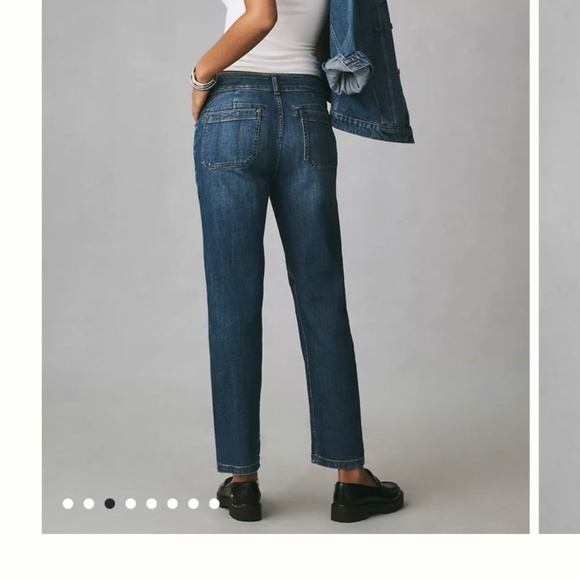 Pilcro/Anthropologie The Wanderer Mid-Rise Relaxed Leg Jeans Size 29. NWT - Picture 3 of 12